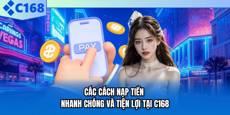 Các bước thực hiện nạp tiền C168 dễ dàng 