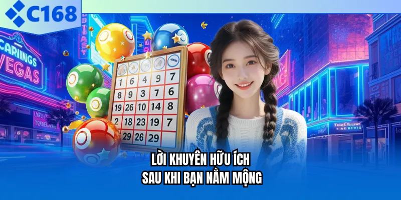 Lời khuyên hữu ích sau khi bạn nằm mộng